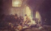 Francisco Jose de Goya The Madhouse. USA oil painting reproduction